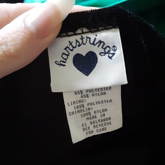 Hartstrings Velvet Top Dress Girls 6X - Picture 5 of 8